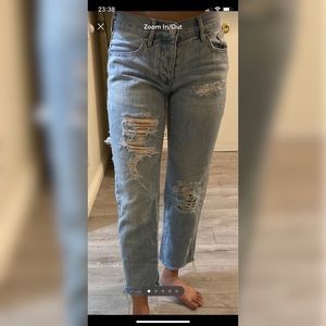 pacsun distressed boyfriend jeans
